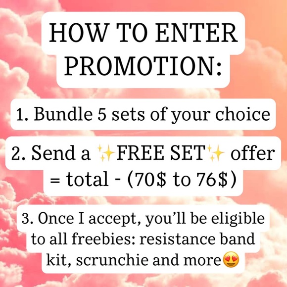 CURRENT PROMO☀️💕 BUY 4 SETS GET 1 FREE! - Picture 4 of 4